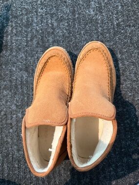 Mum luks women’s  Suede Slip-On Casual Shoes in Tan